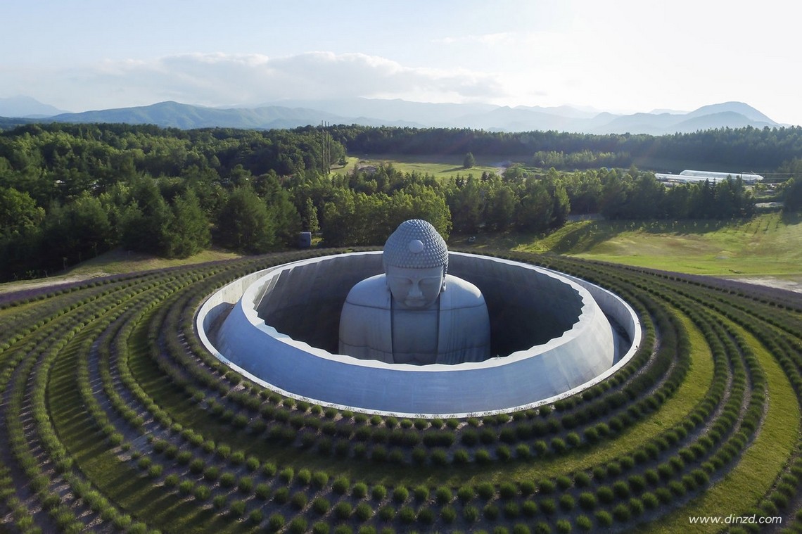 Tadao Ando安藤忠雄,头大佛The Hill of the Buddha,德国室内设计dinzd.com